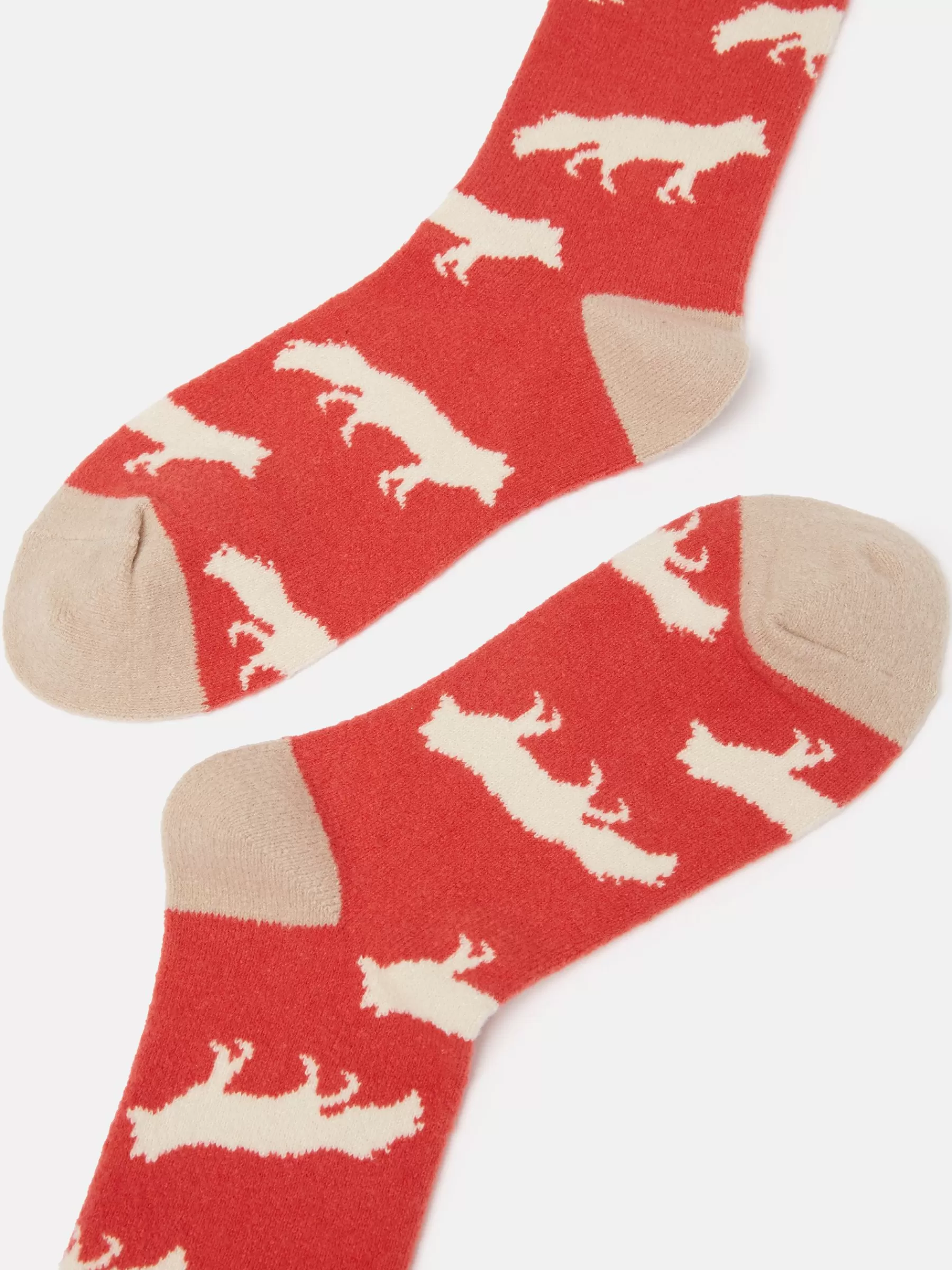 Joules Women's Amble Icon Socks (size 4-8) Red Cheap