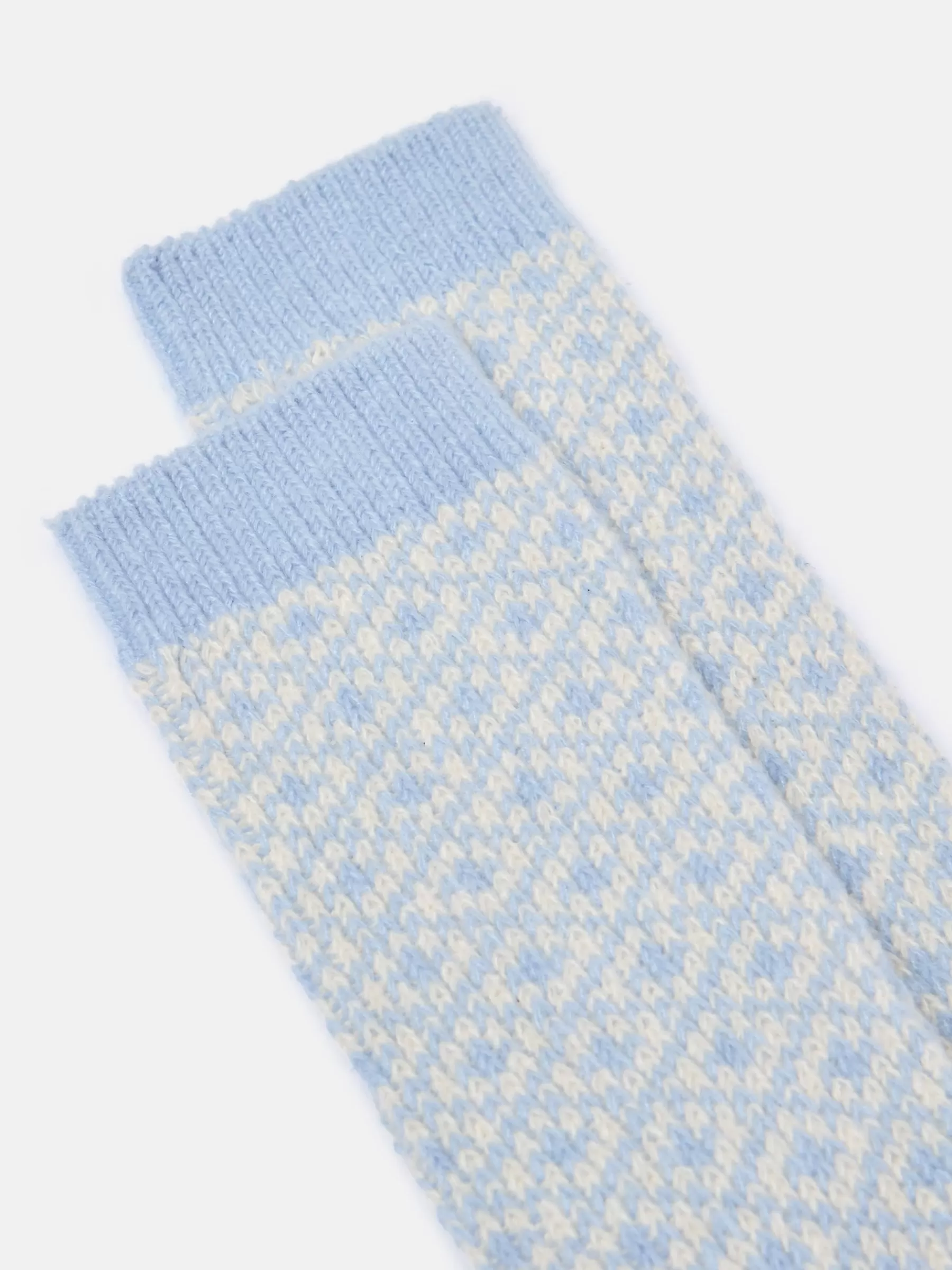 Joules Women's Toasty Cosy Geometric Socks (size 4-8) Blue Cheap