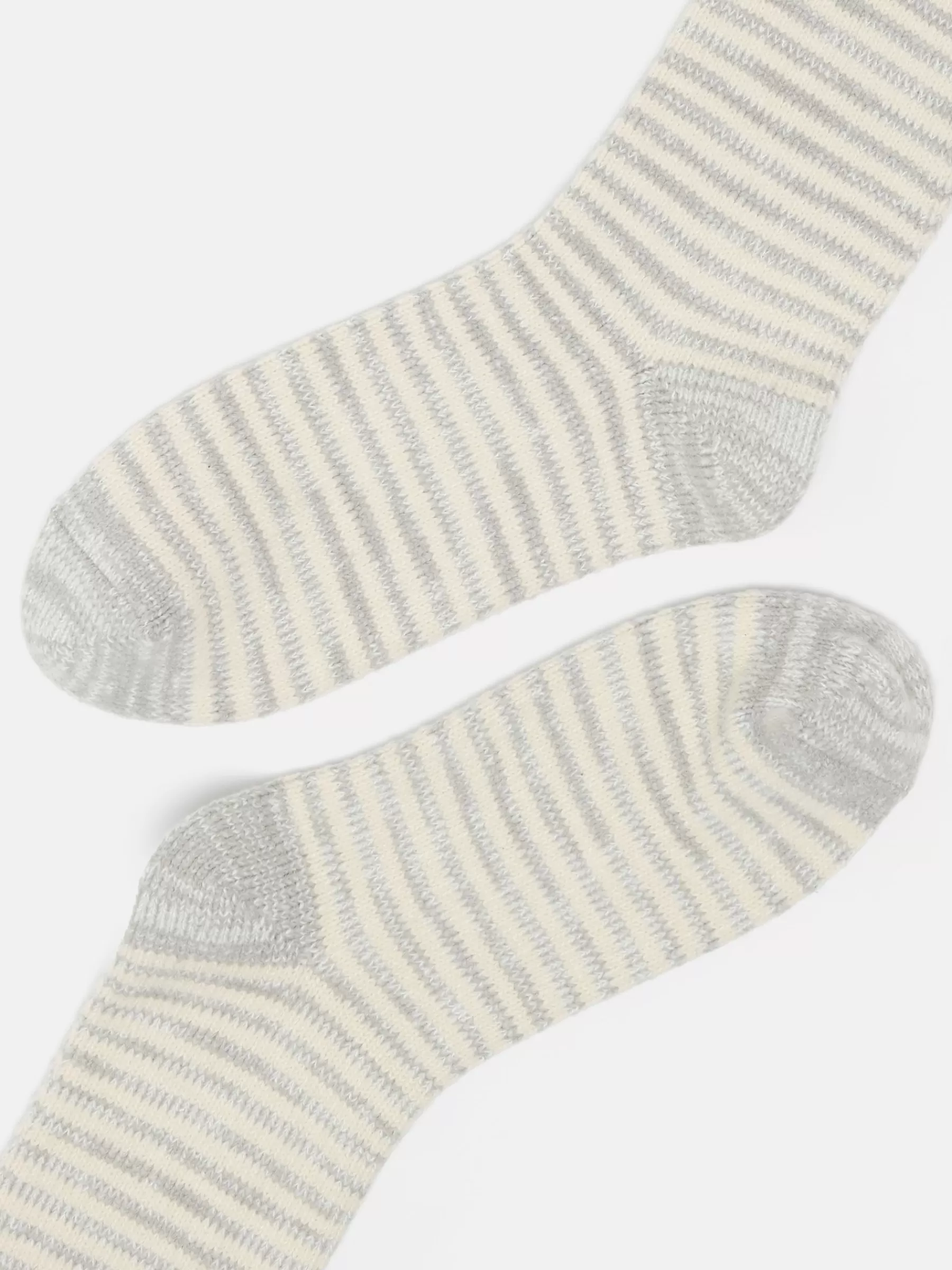 Joules Women's Toasty Cosy Striped Socks (size 4-8) Grey Fashion