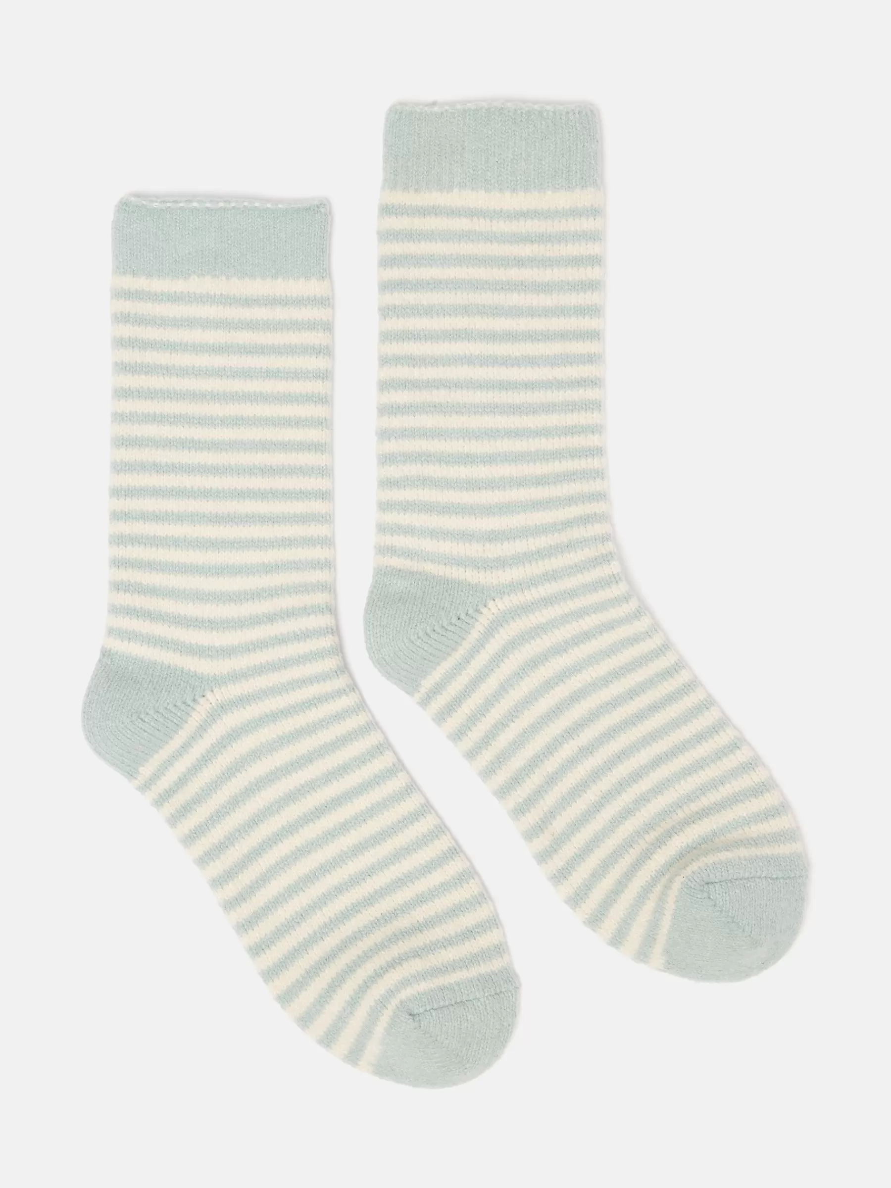 Joules Women's Toasty Mint Green Cosy Striped Socks (size 4-8) MintGreen Best Sale