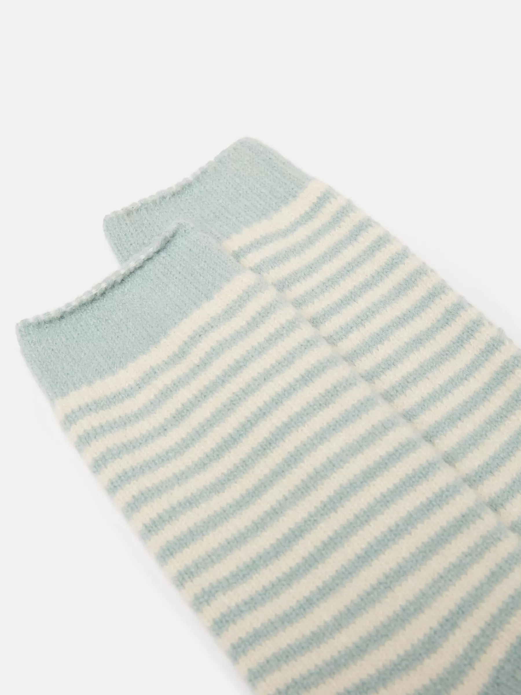 Joules Women's Toasty Mint Green Cosy Striped Socks (size 4-8) MintGreen Best Sale