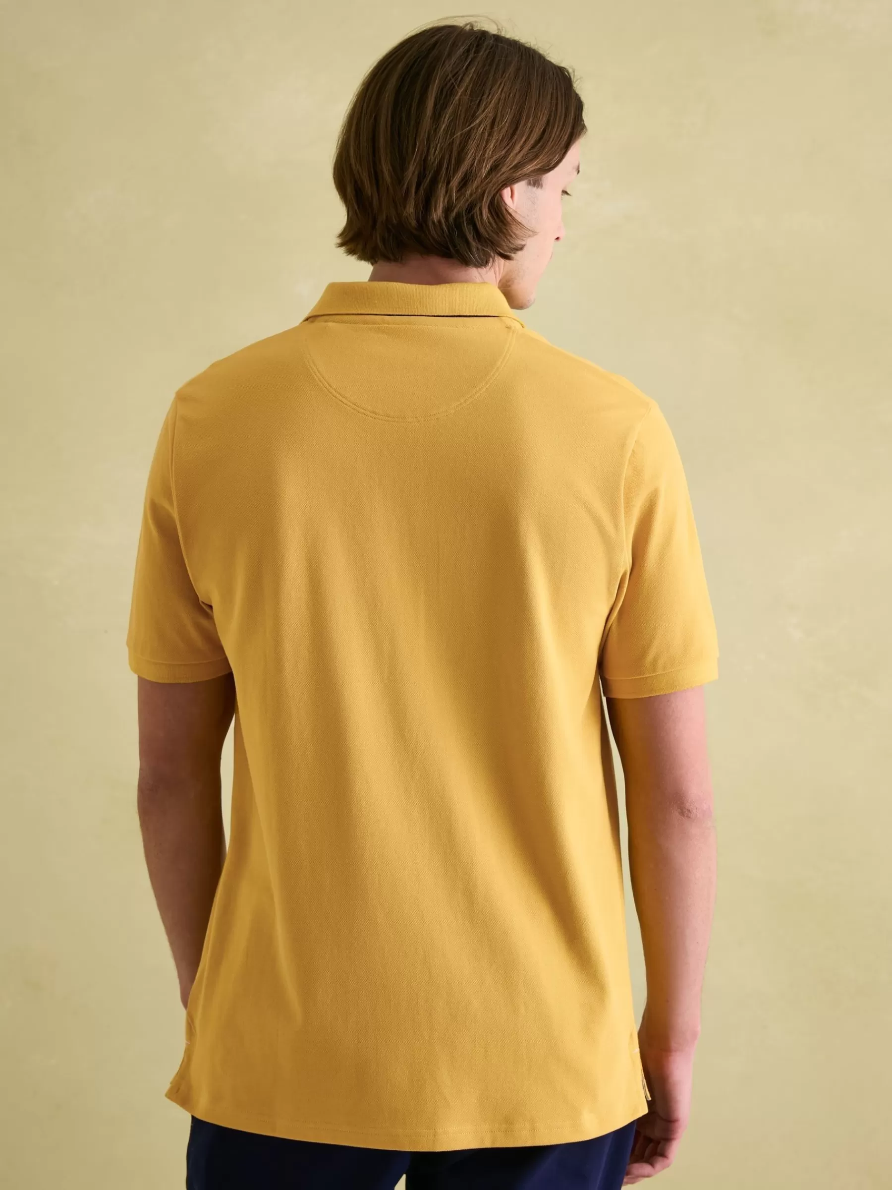 Joules Woody Bright Yellow Regular Fit Cotton Pique Polo Shirt BrightYellow Sale