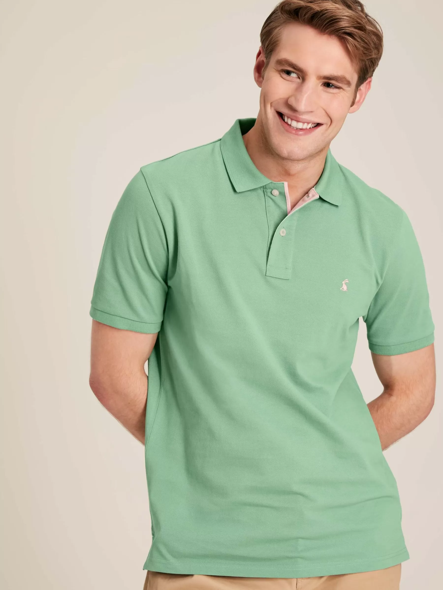 Joules Woody Light Green Regular Fit Cotton Pique Polo Shirt LightGreen Hot