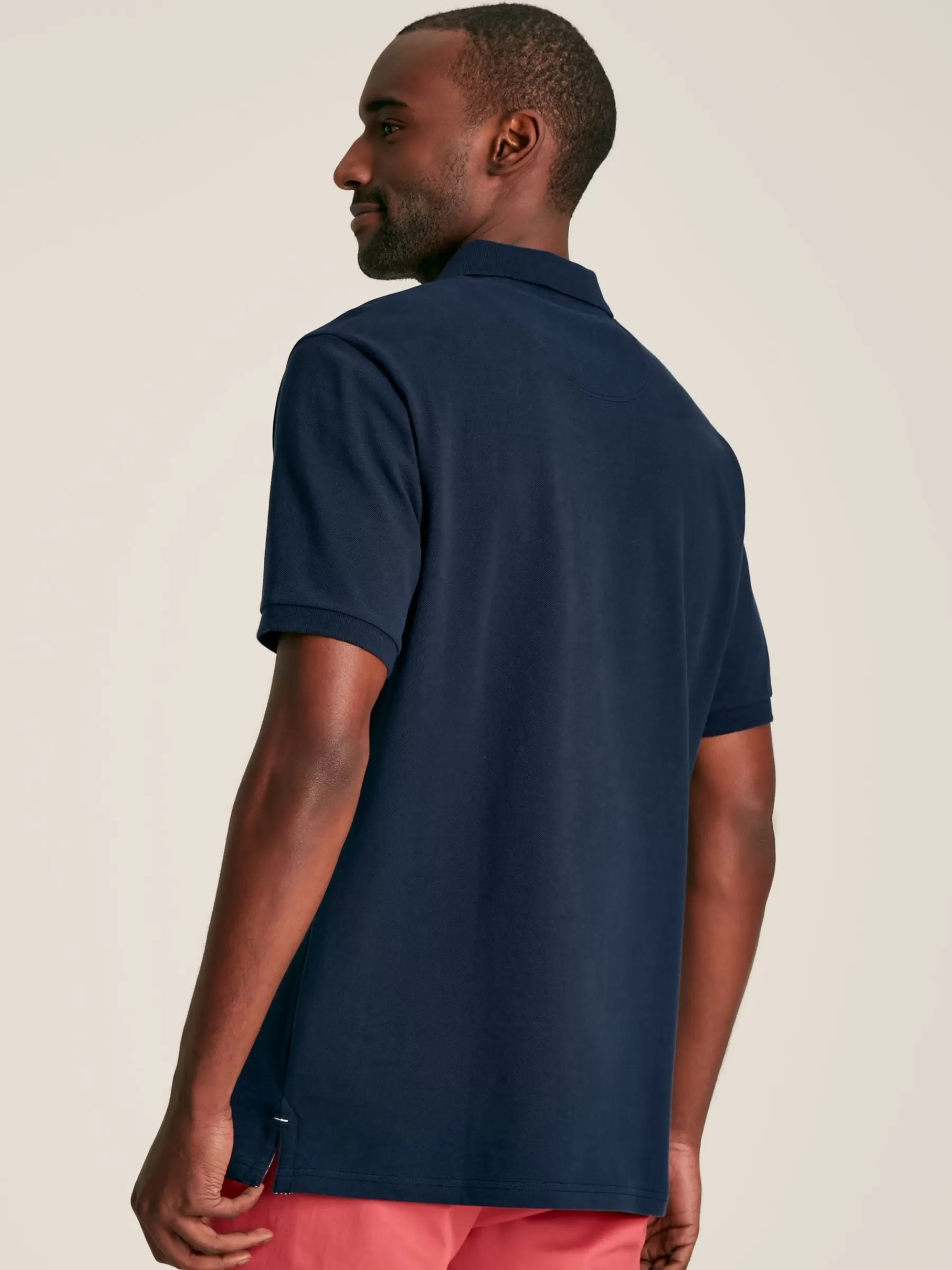 Joules Woody Navy Blue Regular Fit Cotton Pique Polo Shirt NavyBlue Best