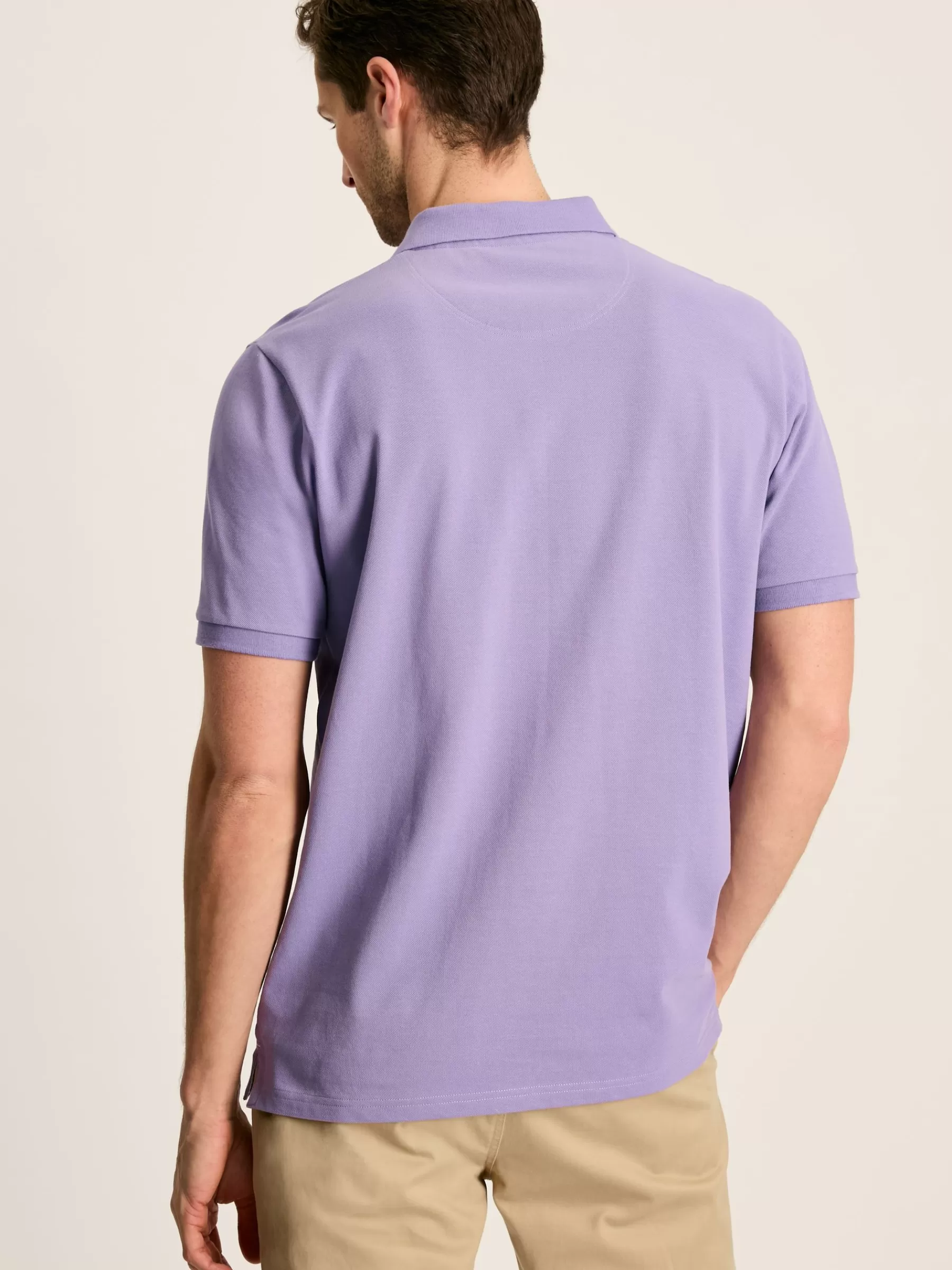 Joules Woody Regular Fit Cotton Pique Polo Shirt Purple New